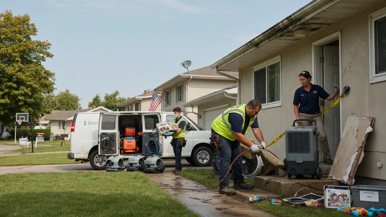 Water Damage Restoration in Minooka, IL near me